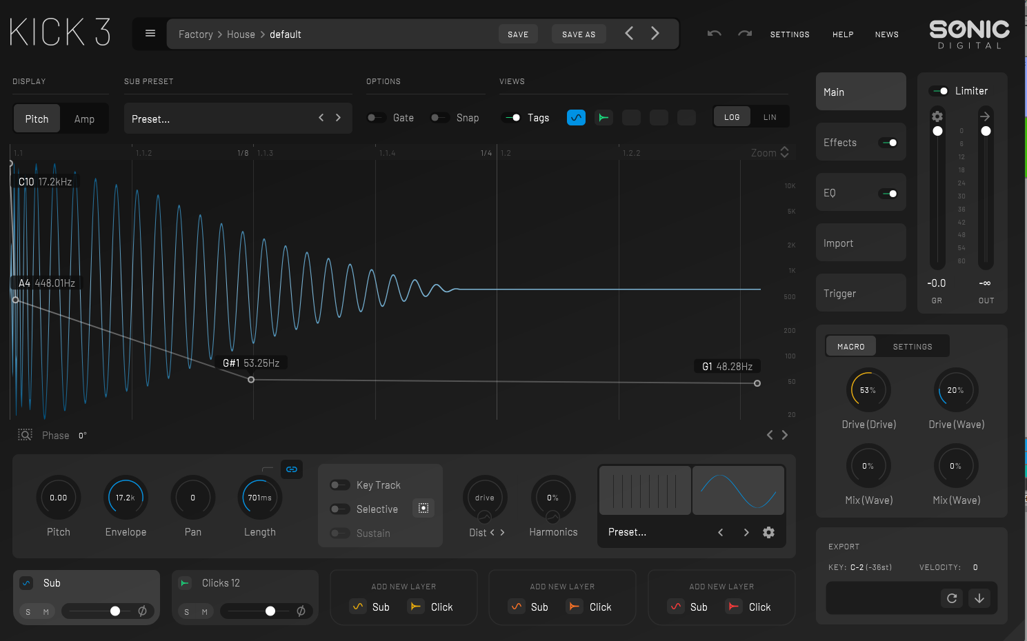 sonic academy KICK 3